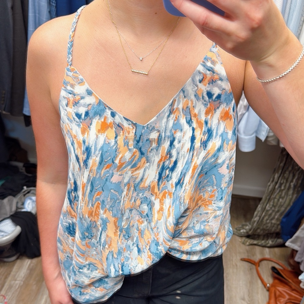 Abstract Print Women's Top - Picture 4 of 8